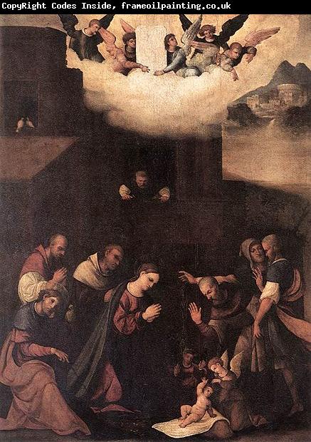 Lodovico Mazzolino The Adoration of the Shepherds